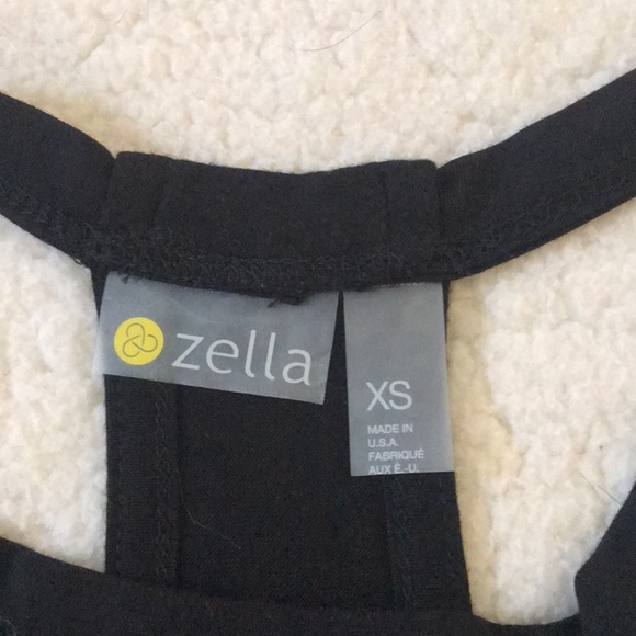 Zella | Muscle Halter Workout Tank With Side Cut Outs in Black Size XS - Picture 9 of 11